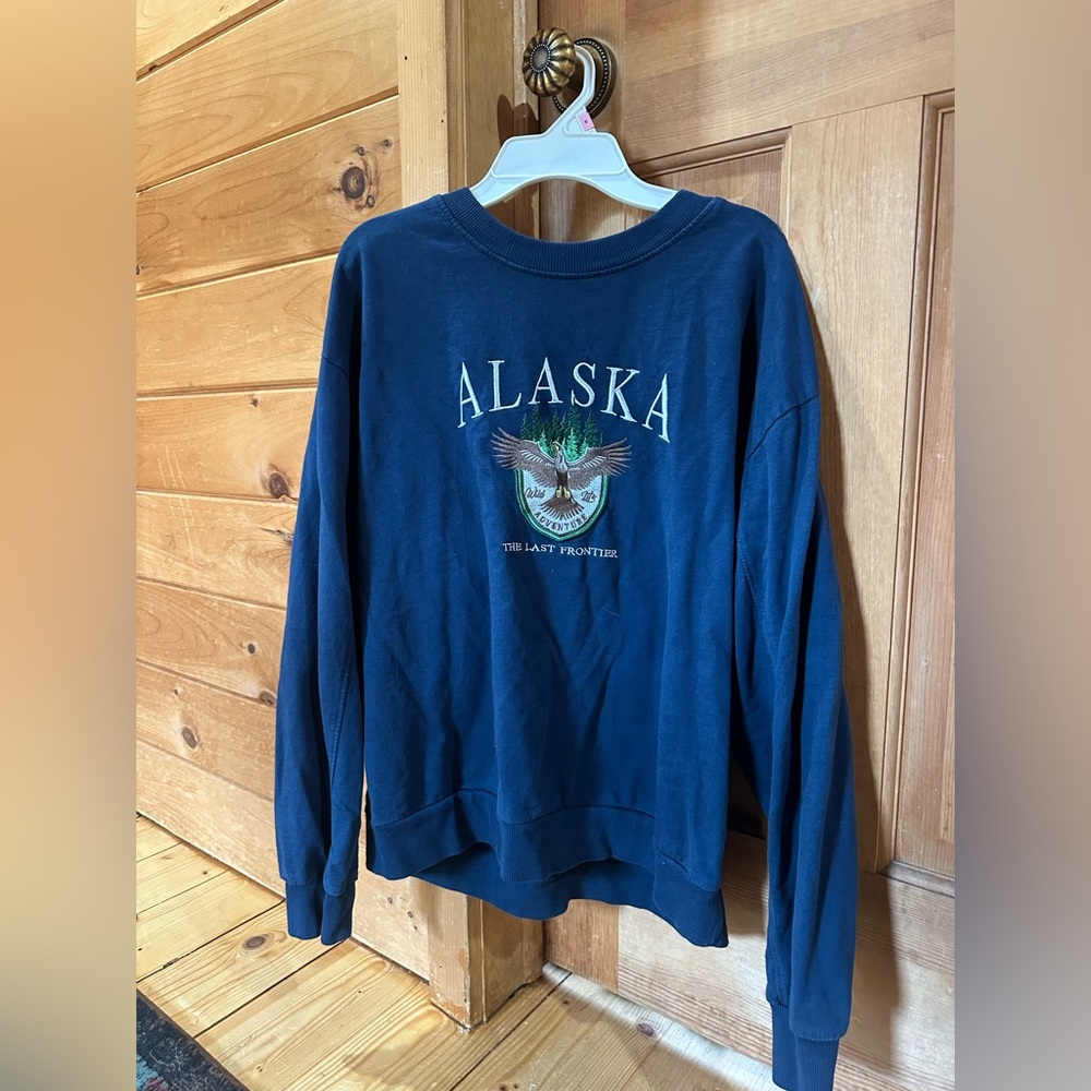 Alaska Navy Blue Women's Sweater